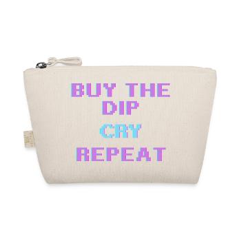 T-shirt D’Aposteur Crypto Drôle Buy The Dip Trading - Trousse biologique - nature - Devant
