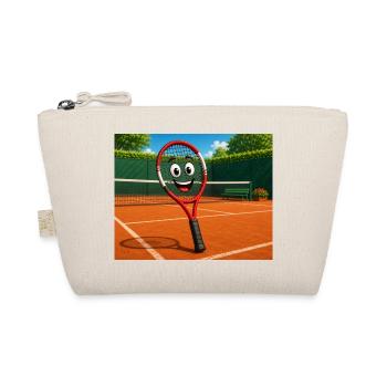 Raquette de tennis joyeuse - Trousse biologique - nature - Devant