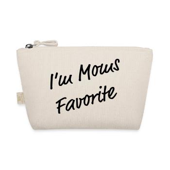 I'm Mom's Favorite Funny T-Shirt - Organic Pouch - nature - Front