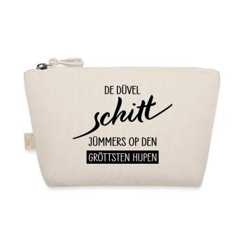 De Duevel Schitt Juempers Shirt - Bio-Täschchen - Natur - Vorne
