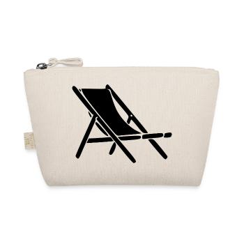 Chaise longue plage Téléchaise longue plage Voyage de vacances à la plage - Trousse biologique - nature - Devant