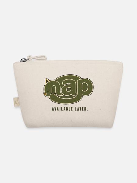 NAP – Später verfügbar | Schlafende Katze - Bio-Täschchen - Natur