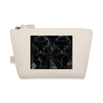 Twin Black Panthers - Organic Pouch - nature - Front