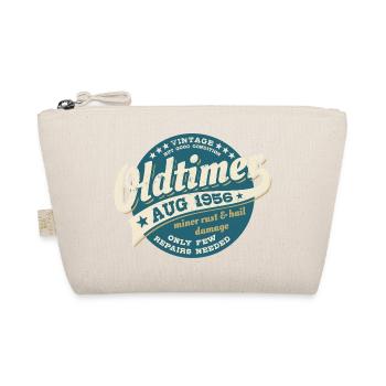 Vintage August 1956 - Birthday - Gift - Organic Pouch - nature - Front