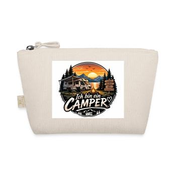 Ich bin ein Camper - Bio-Täschchen - Natur - Vorne