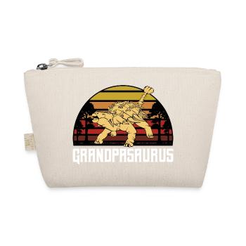 Grandparsaurus Sunset Dino Print - Organic Pouch - nature - Front