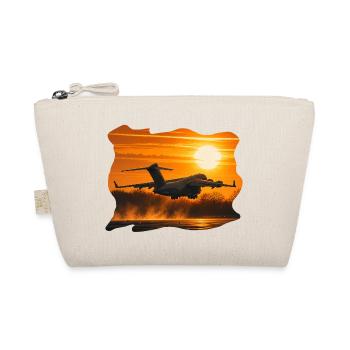 C-17 Globemaster Sunset - Bio-Täschchen - Natur - Vorne