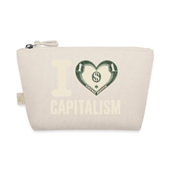 I Love Capitalism Entrepreneurs Stocks Capitalism - Organic Pouch - nature - Front
