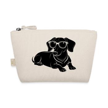 Dachshund Weiner Hunde-Lege-Sonnenbrille - Bio-Täschchen - Natur - Vorne