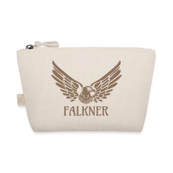 Falkner Adler Falke Falknerei Geschenk - Bio-Täschchen - Natur - Vorne
