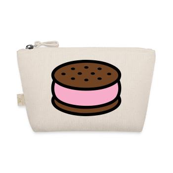 Eissandwich Keks Grafik - Organic Pouch - nature - Front
