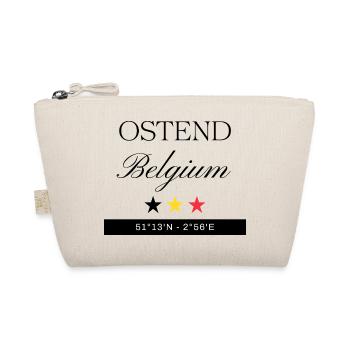 Ostende Belgien Souvenir – Reise minimalistisch - Bio-Täschchen - Natur - Vorne
