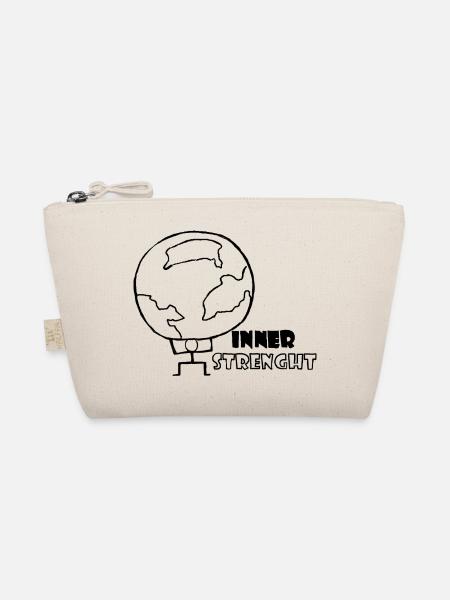 inner strength - Bio-Täschchen - Natur