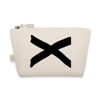 X Kreuz Symbol Verbot - Bio-Täschchen - Natur - Vorne