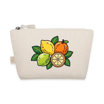 Citrus Cluster – Sunny Picnic Vibes - Bio-Täschchen - Natur - Vorne