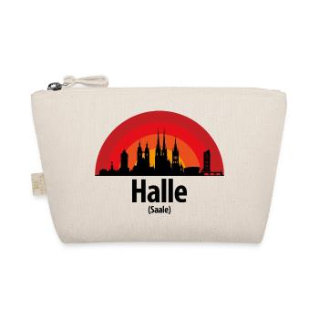 Halle Saale Skyline - Bio-Täschchen - Natur - Vorne