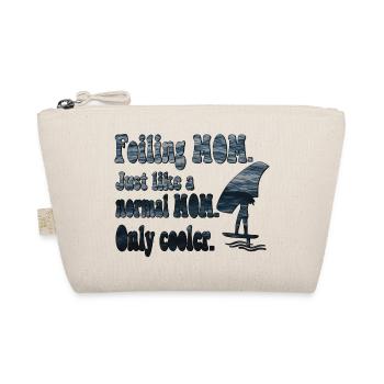 Foiling Mom. Just like a normal Mom. Only cooler. - Bio-Täschchen - Natur - Vorne