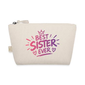 Best Sister Ever - Bio-Täschchen - Natur - Vorne