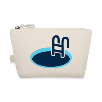 Eisbad Pool Schwimm Logo - Bio-Täschchen - Natur - Vorne