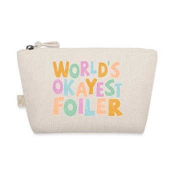 Worlds Okayest Foiler - Bio-Täschchen - Natur - Vorne
