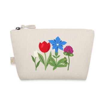 Blumen botanisch Pflanze Illustration - Bio-Täschchen - Natur - Vorne