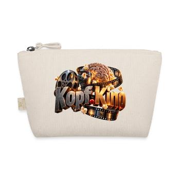 Kopf Kino Filmhirn Popcorn - Bio-Täschchen - Natur - Vorne