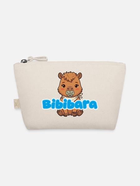 Capybara Bibibara Junge - Bio-Täschchen - Natur