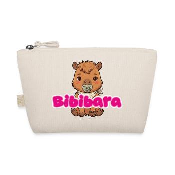 Capybara Baby Mädchen Bibibara - Bio-Täschchen - Natur - Vorne