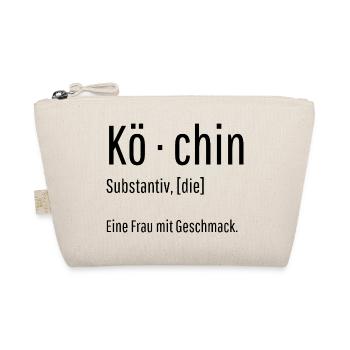 Köchin Substantiv Definition Küche Geschenk - Bio-Täschchen - Natur - Vorne