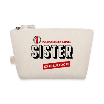 Sister Number One Deluxe Bester Familie Sister - Bio-Täschchen - Natur - Vorne