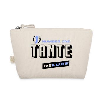 Tante Number One Deluxe Bester Familie Beste Tante - Bio-Täschchen - Natur - Vorne