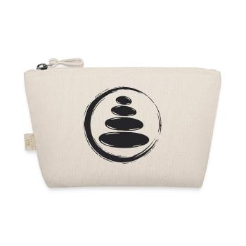 Zen Steine Balance - Bio-Täschchen - Natur - Vorne