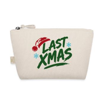 Last Xmas Brush Logo - Bio-Täschchen - Natur - Vorne