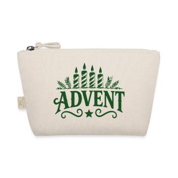 Advent Kerzen Zeit - Bio-Täschchen - Natur - Vorne