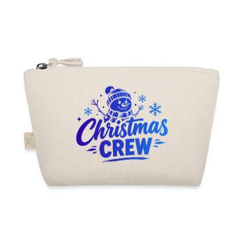 Christmas Crew Schneemann - Bio-Täschchen - Natur - Vorne