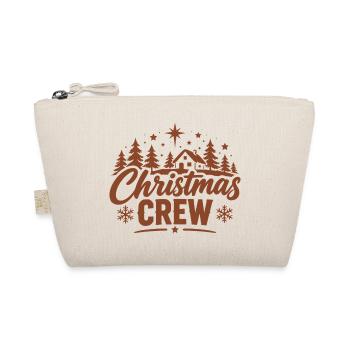Rustikale Weihnachts Crew - Bio-Täschchen - Natur - Vorne