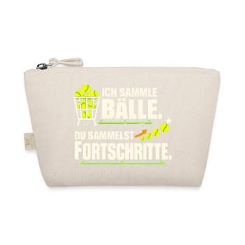 Tennistrainer Tennis Coach Tennislehrer Geschenk - Bio-Täschchen - Natur - Vorne