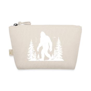 Bigfoot Moon Forest Night Silhouette - Bio-Täschchen - Natur - Vorne