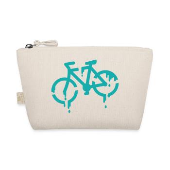 stencil bike - Bio-Täschchen - Natur - Vorne