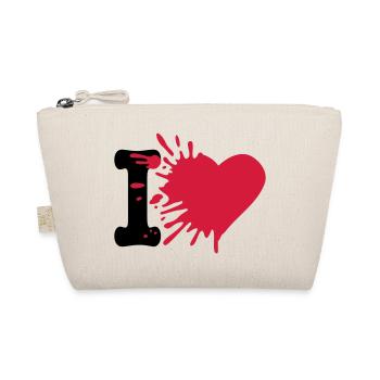 i love - Bio-Täschchen - Natur - Vorne