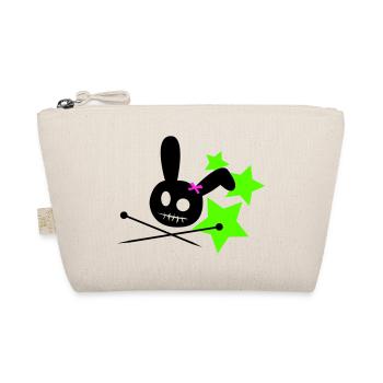 Voodoo Bunny Stars - Bio-Täschchen - Natur - Vorne