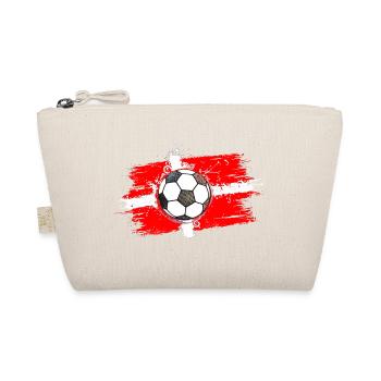 Football Denmark (Dänemark) 02 - Bio-Täschchen - Natur - Vorne
