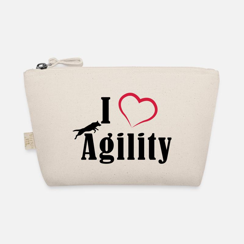 I Love Agility - Bio-Täschchen - Natur
