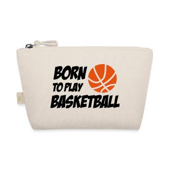 Born to play Basketball - Organic Pouch - nature - Front
