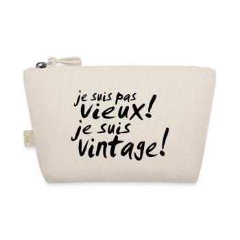 je suis pas vieux - Trousse biologique - nature - Devant