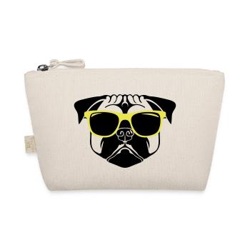 Pug Mummy Pug Papa Pugs Dog Dogs best friend - Organic Pouch - nature - Front