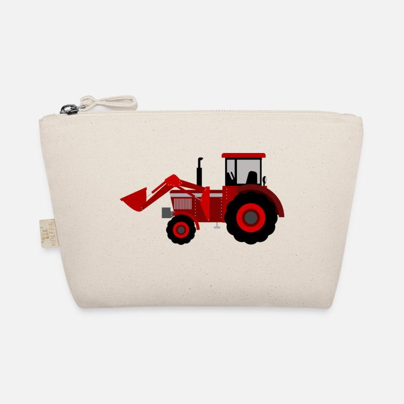 Red tractor - Organic Pouch - nature