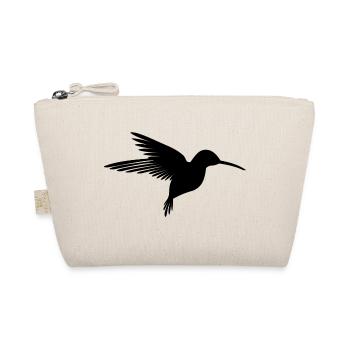 Hummingbird silhouette - Organic Pouch - nature - Front