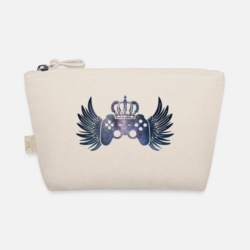 Controller Symbol Controller with wings and crown Organic Pouch