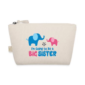 Big Sister Elephant - Bio-Täschchen - Natur - Vorne